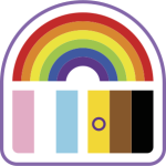 Everyone is welcome LGBTQIA+ badge